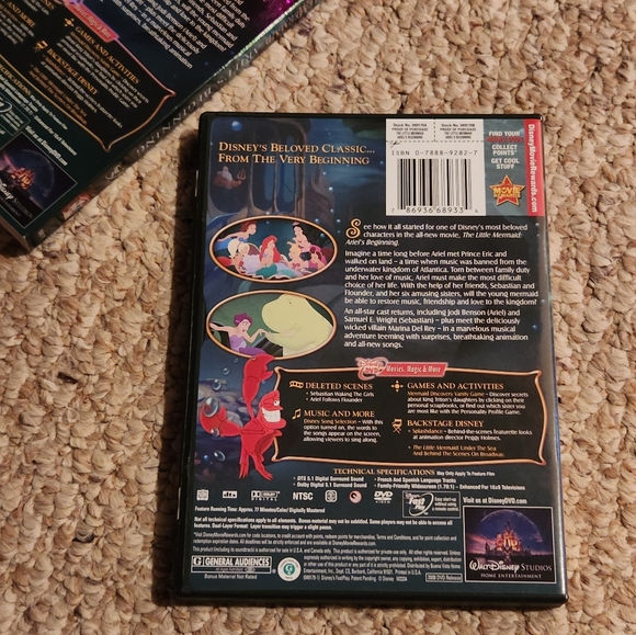 The Little Mermaid Ariel's Beginning DVD - Picture 3 of 4